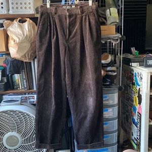 GAP Corduroy pleated pants